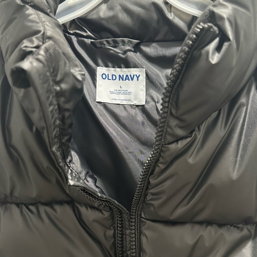 Women's Black Puffer Jacket - Picture 5 of 6